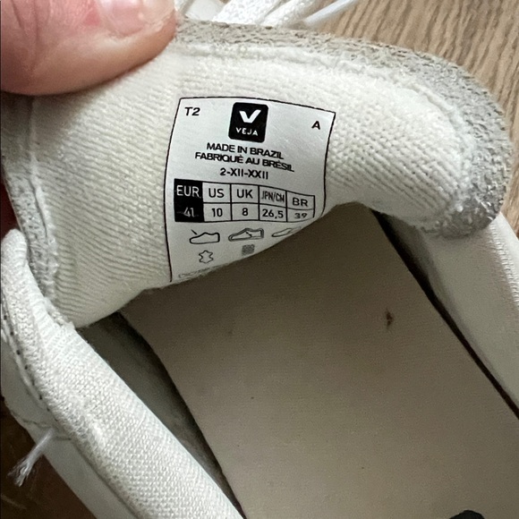 Veja V-12 Womens Sneakers Extra White Lace-up Size 10 - Picture 6 of 6